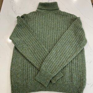VTG McGregor Tiberio Women's Shetland Wool Blend Green/Brown Extra Large